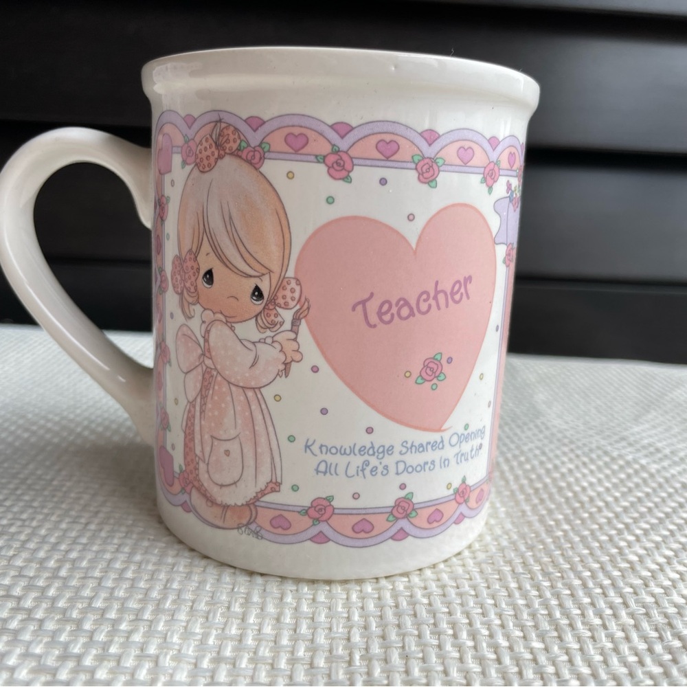 Vintage Precious Moments Teacher Mug NIB 1994